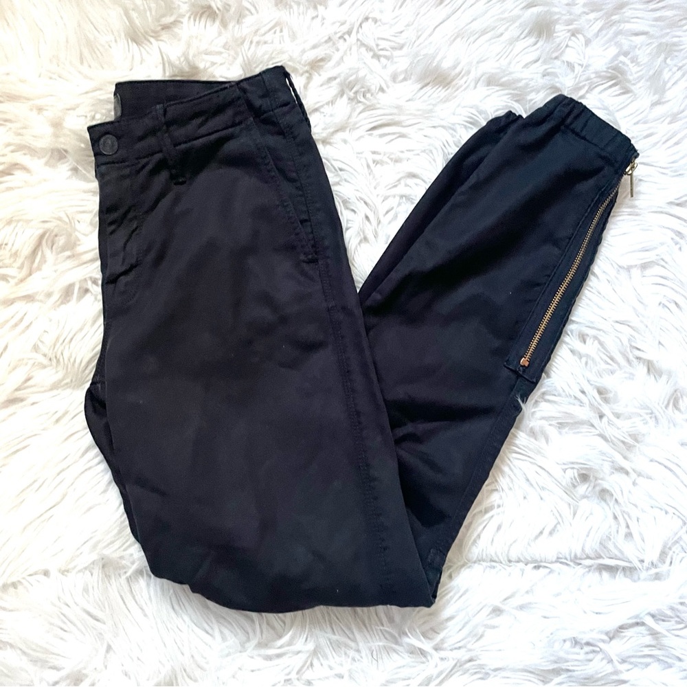 Mother The Wee Misfit Jogger Pants Black 25 - Picture 10 of 16